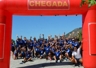 equipe vn trainer na chegada do desafio